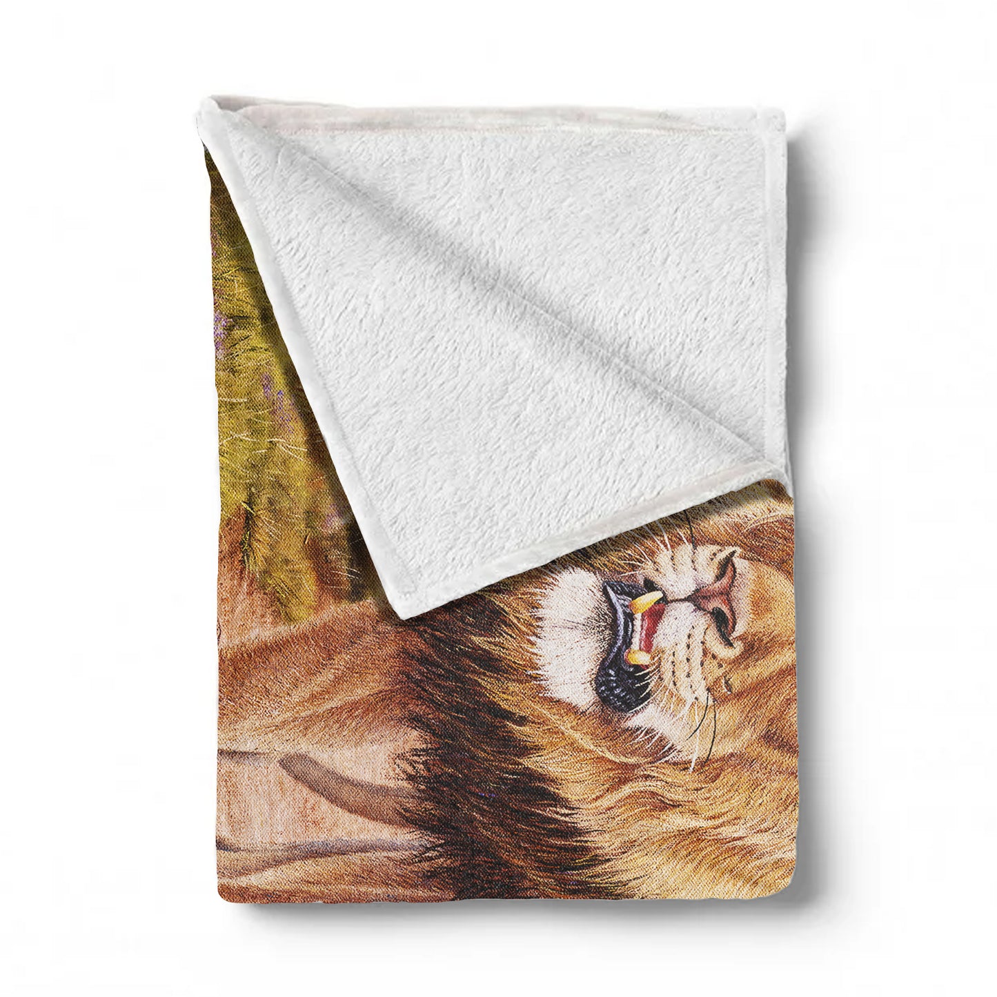 The King Pause Light Weight Fleece Blanket by Delene Lambert