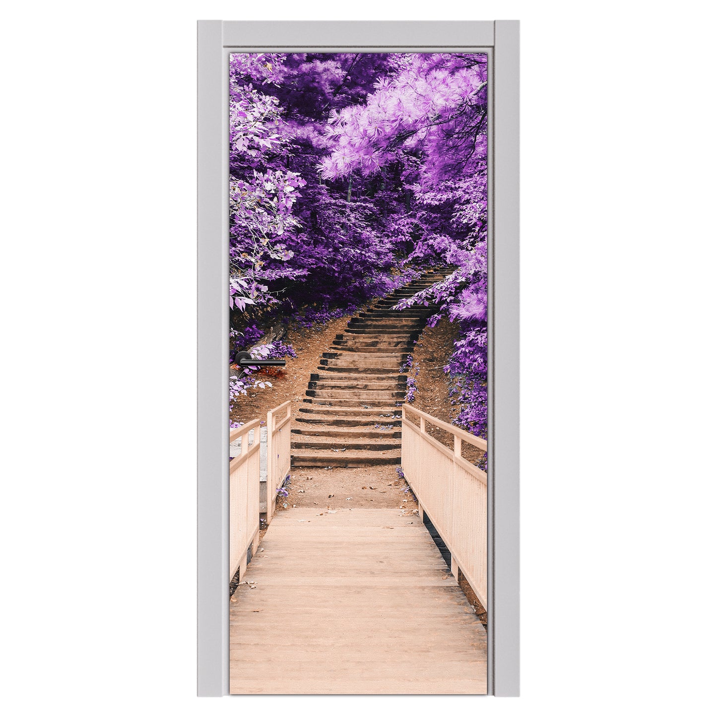 Decoupage - The Purple Woods Door