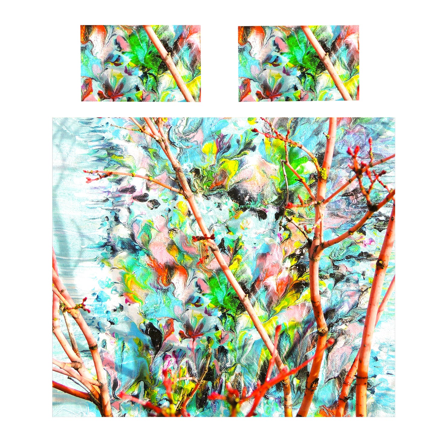 The Silent Bloom Duvet Cover Set