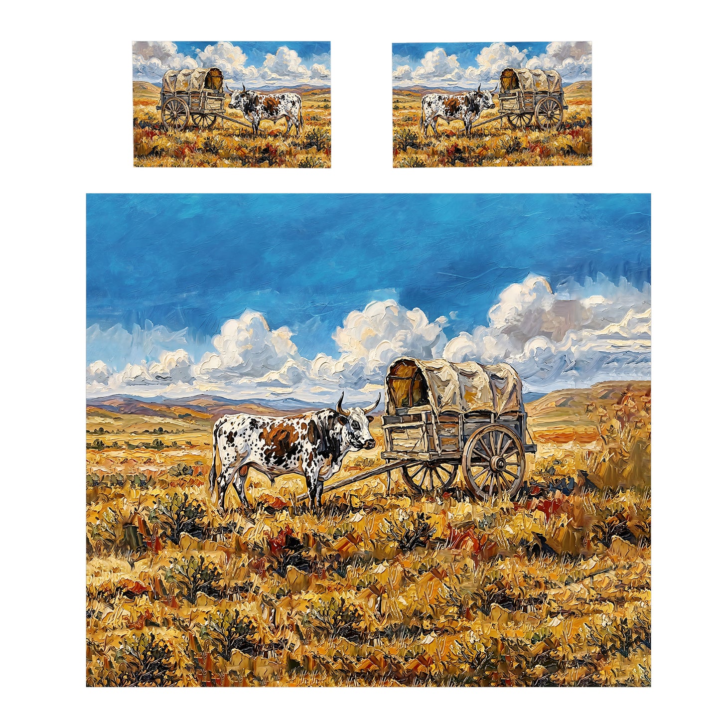 The Working Bull Duvet Cover Set