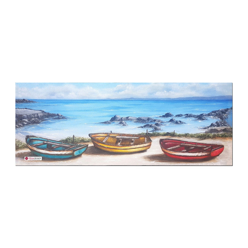 Three Boats Desk Pad by Stella Bruwer