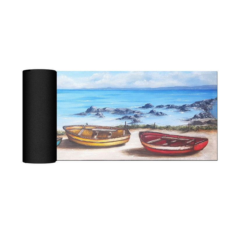 Three Boats Desk Pad by Stella Bruwer