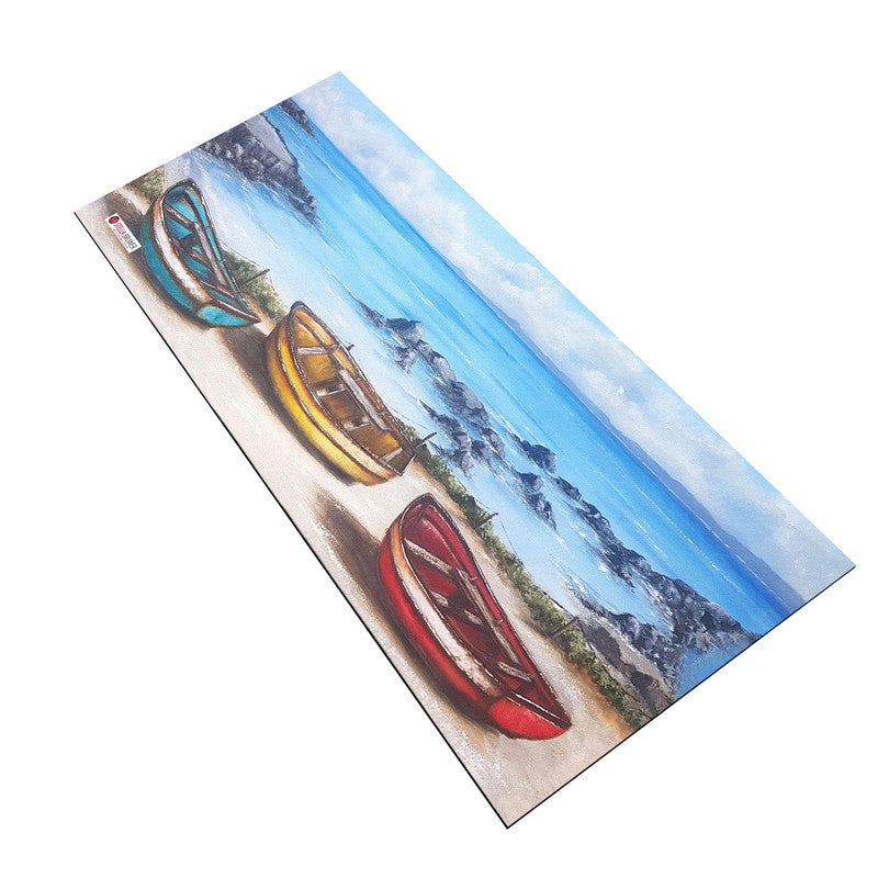 Three Boats Desk Pad by Stella Bruwer