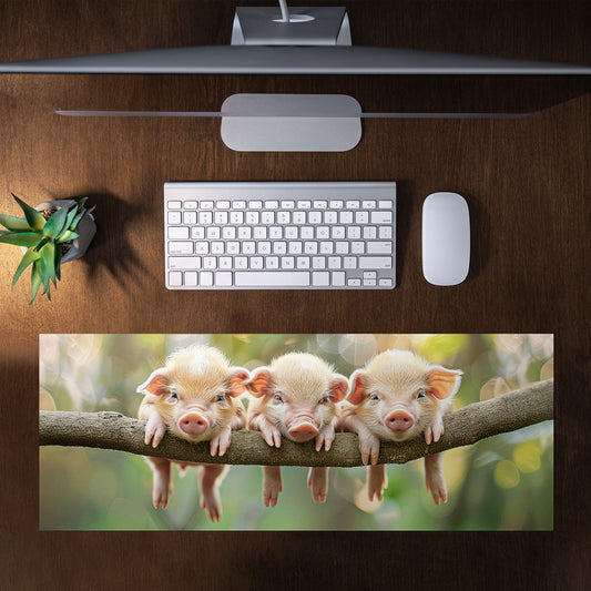 Three Little Pigs Large Desk Pad