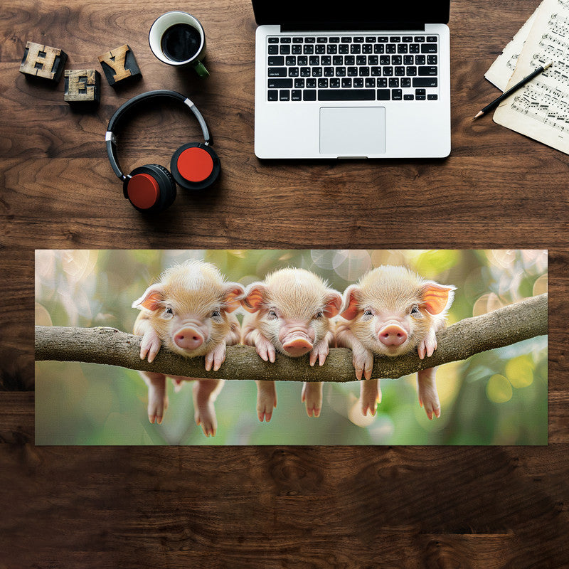 Three Little Pigs Large Desk Pad