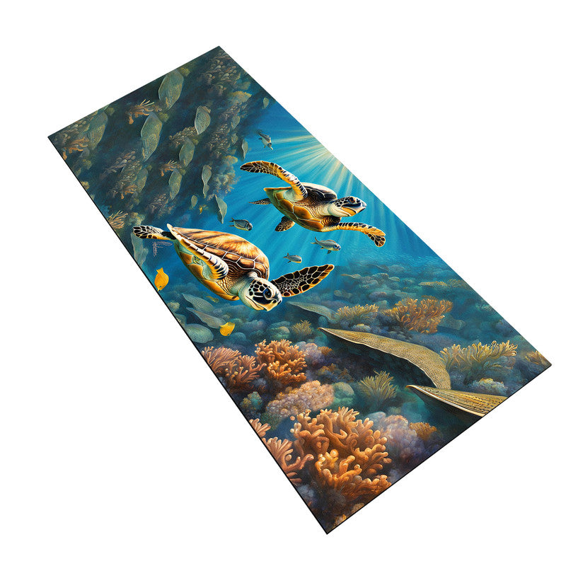 Tides Of Tranquility Large Desk Pad by Nathan Pieterse