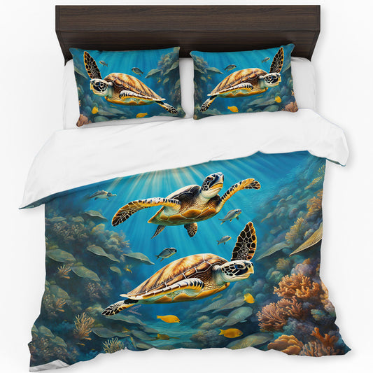 Tides Of Tranquility Duvet Cover Set by Nathan Pieterse