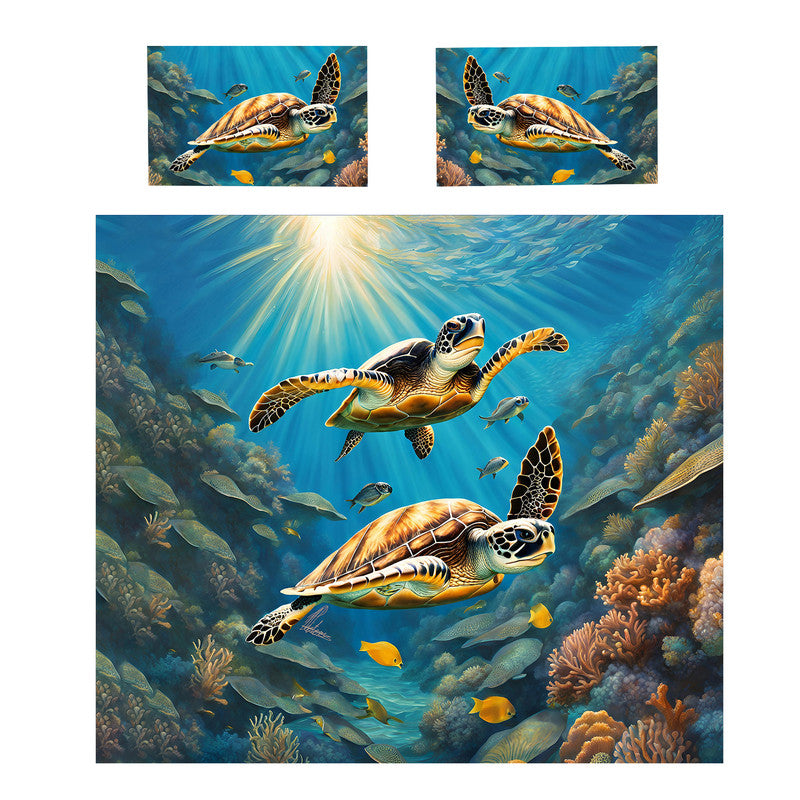 Tides Of Tranquility Duvet Cover Set by Nathan Pieterse