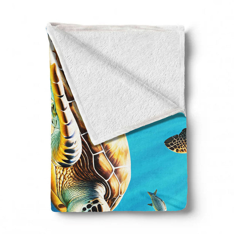 Tides Of Tranquility Light Weight Fleece Blanket by Nathan Pieterse