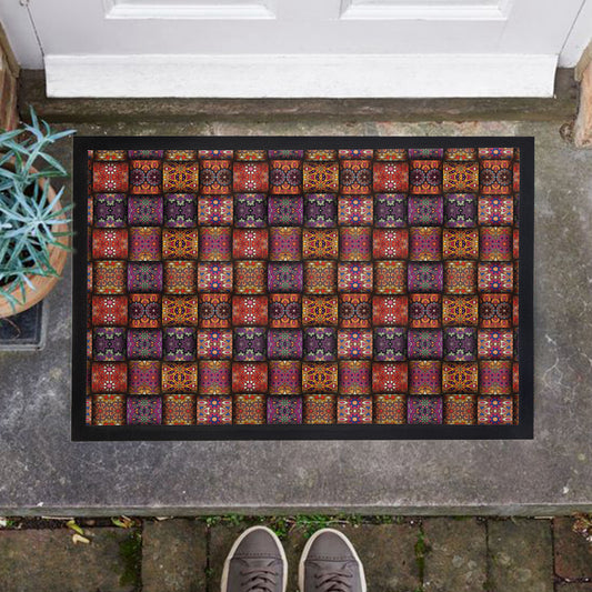 Tiled Pattern Door Mat