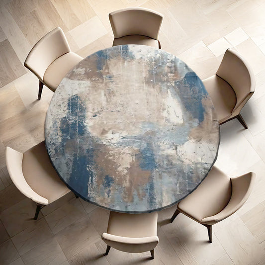 Timeless Serenity Round Tablecloth