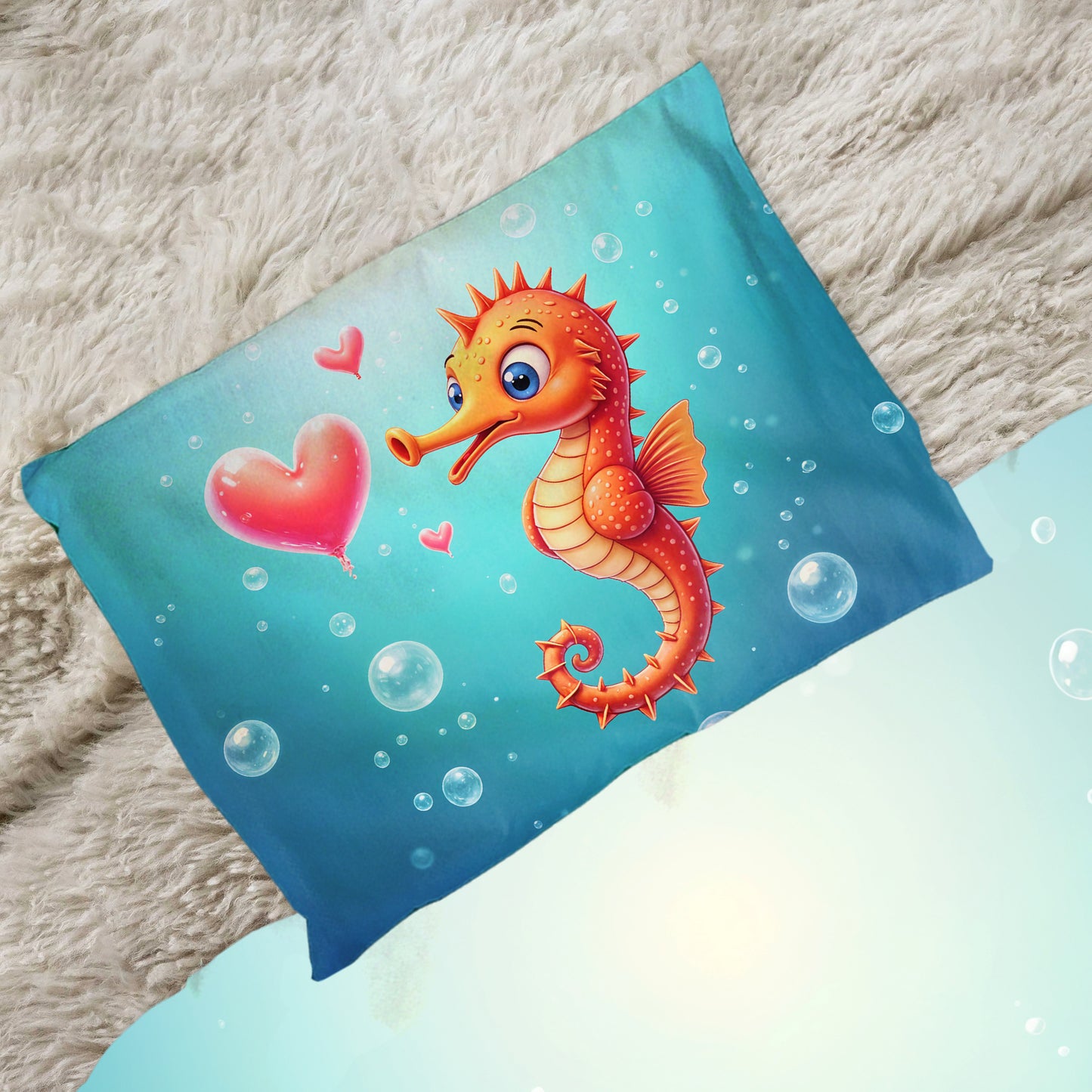 Tiny Tides Seahorse Cot Set