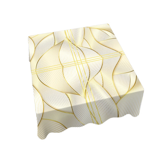 Touch of Gold Square Tablecloth