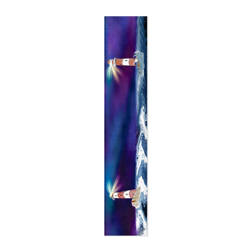 Towers Of Light Table Runner by Wikus Hattingh
