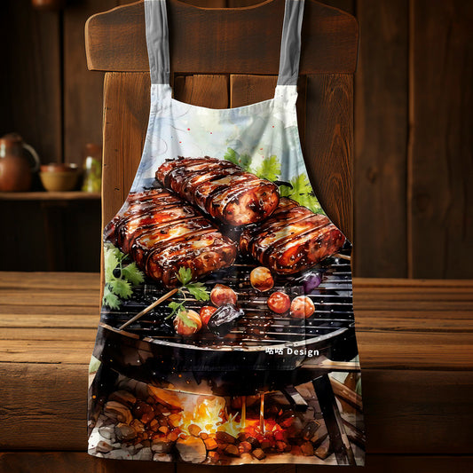 Traditional South African Braai Medium Length Apron