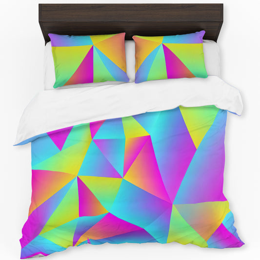 Tri-angle Mirage Duvet Cover Set