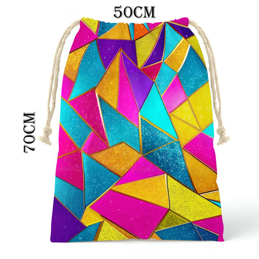 Triangular Colours Gift Sack