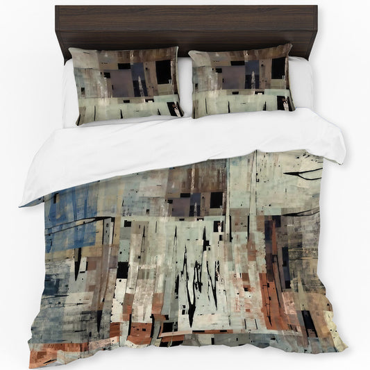 Tribal Collage Abstract Duvet Cover Set