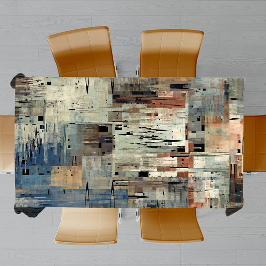 Tribal Collage Rectangle Tablecloth