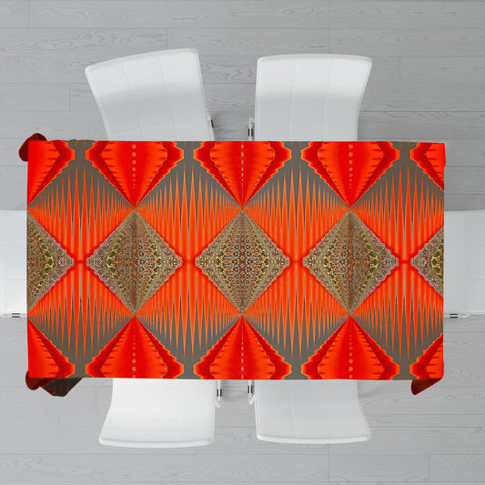 Tribal Diamonds Rectangle Tablecloth