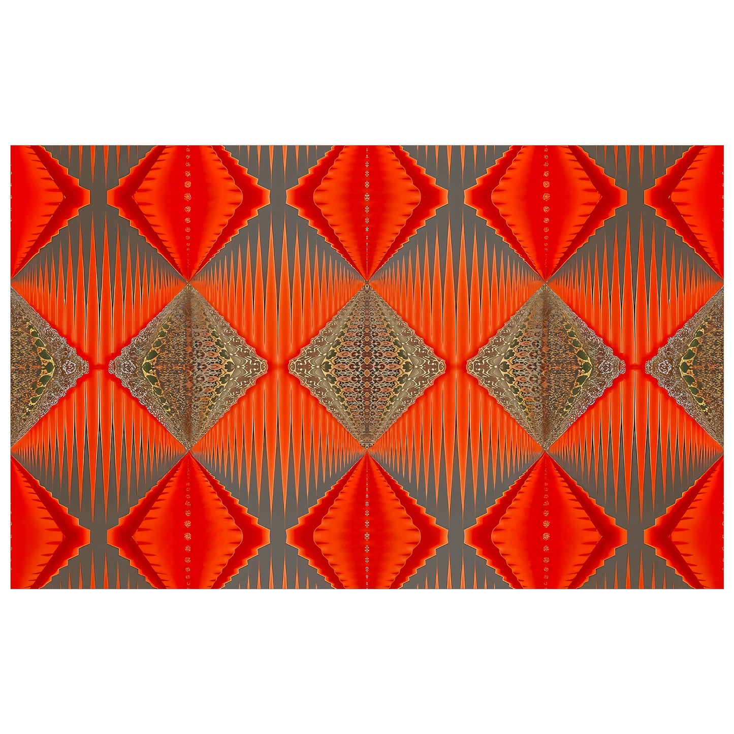 Tribal Diamonds Rectangle Tablecloth
