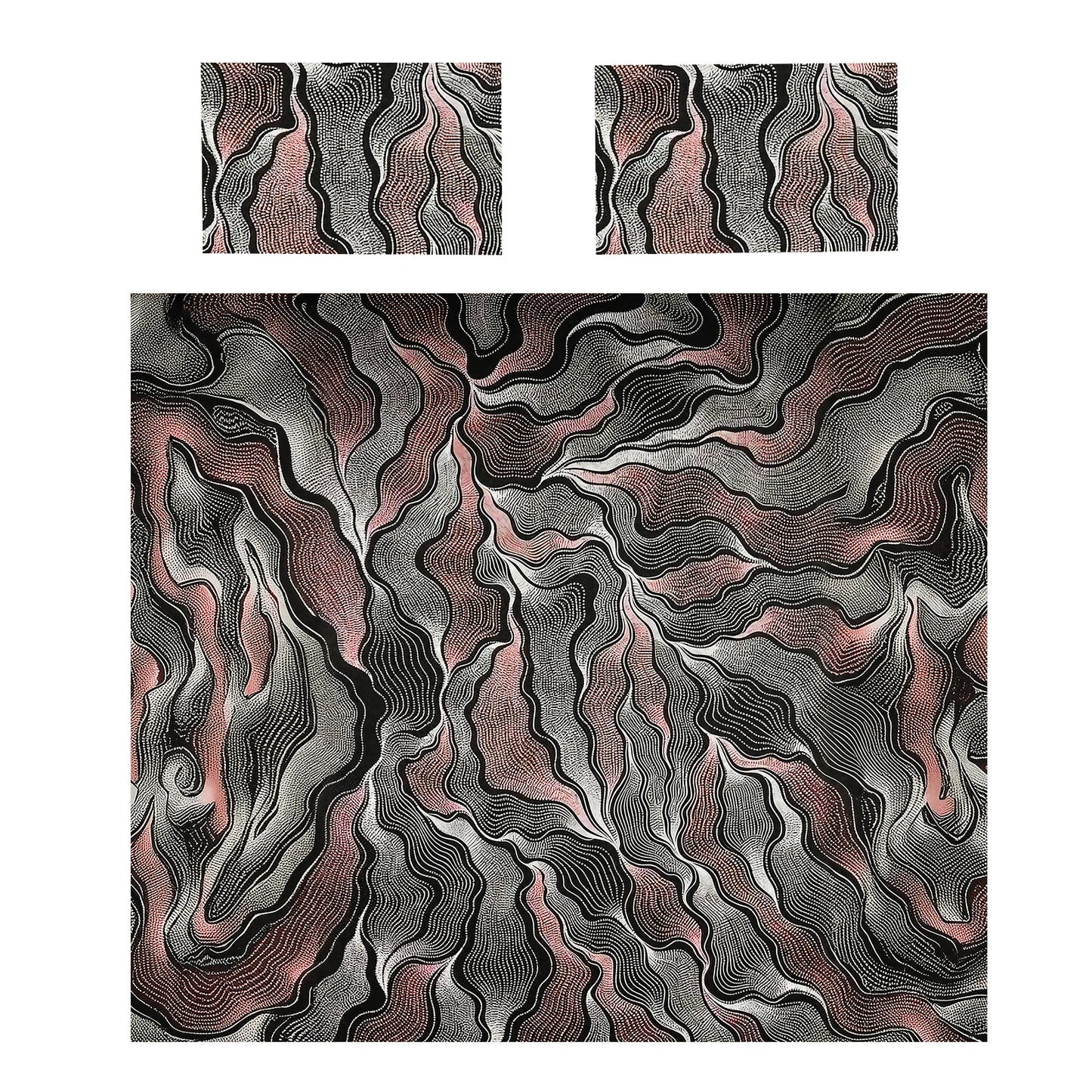 Tribal Ethereal Flow Duvet Cover Set