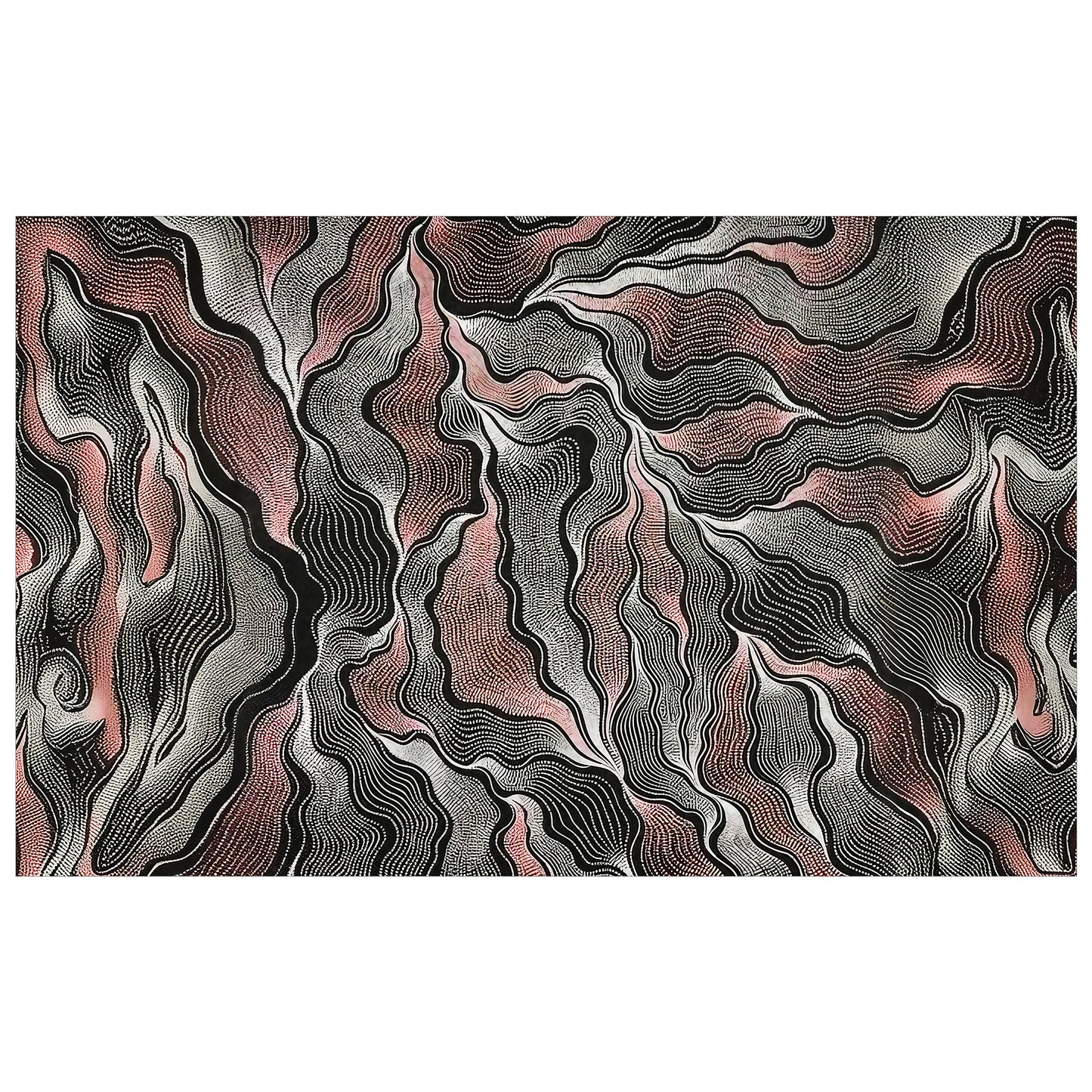 Tribal Ethereal Flow Rectangle Tablecloth