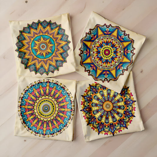 Tribal Mandala Luxury Scatter Covers (Set of 4)