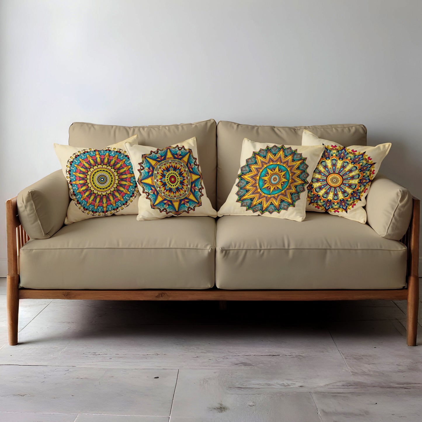 Tribal Mandala Luxury Scatter Covers (Set of 4)