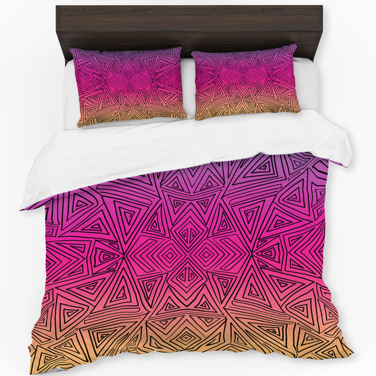 Tribal Ombre Duvet Cover Set