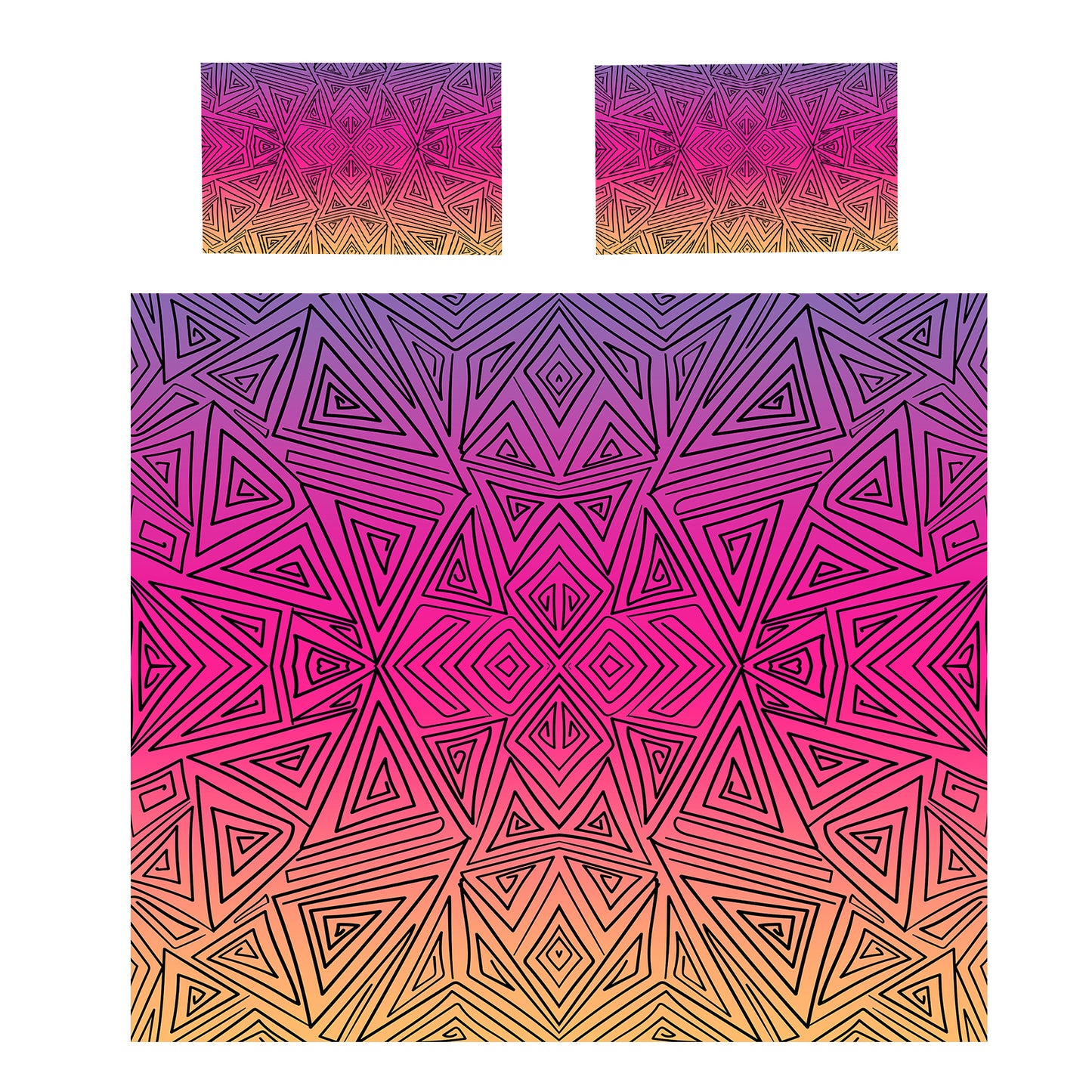 Tribal Ombre Duvet Cover Set