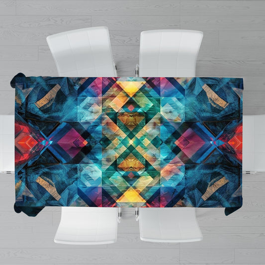 Tribal Prism Rectangle Tablecloth