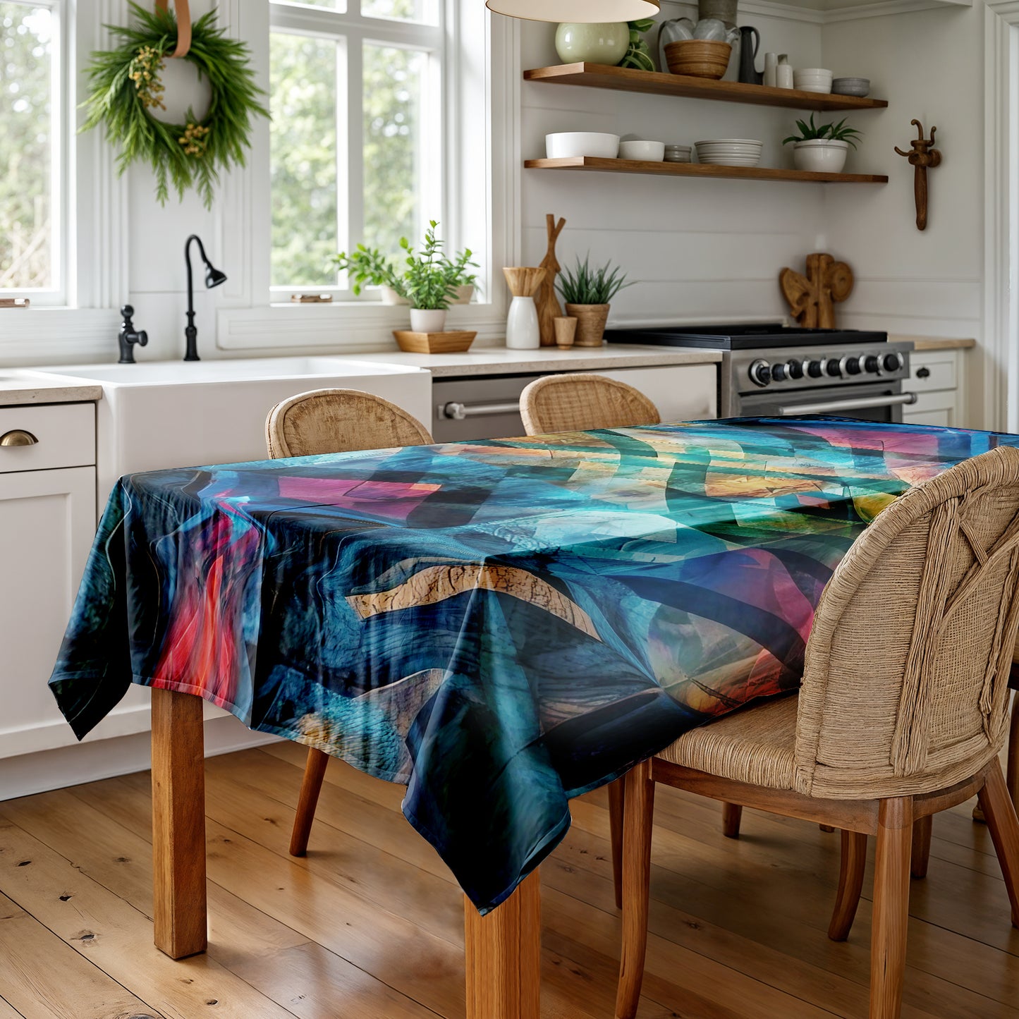Tribal Prism Rectangle Tablecloth