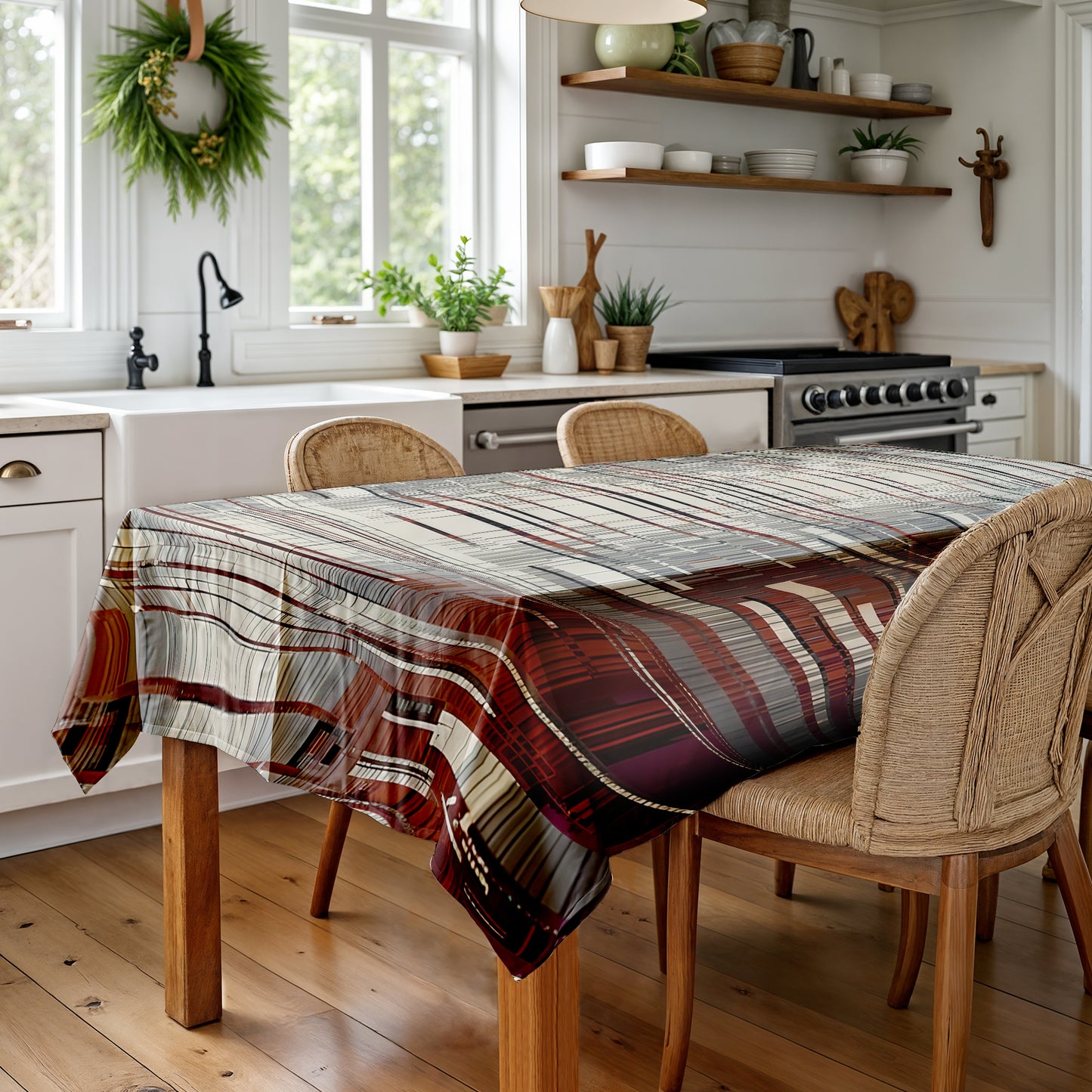Tribal Soft Collision Rectangle Tablecloth