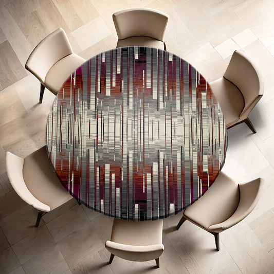 Tribal Soft Collision Round Tablecloth
