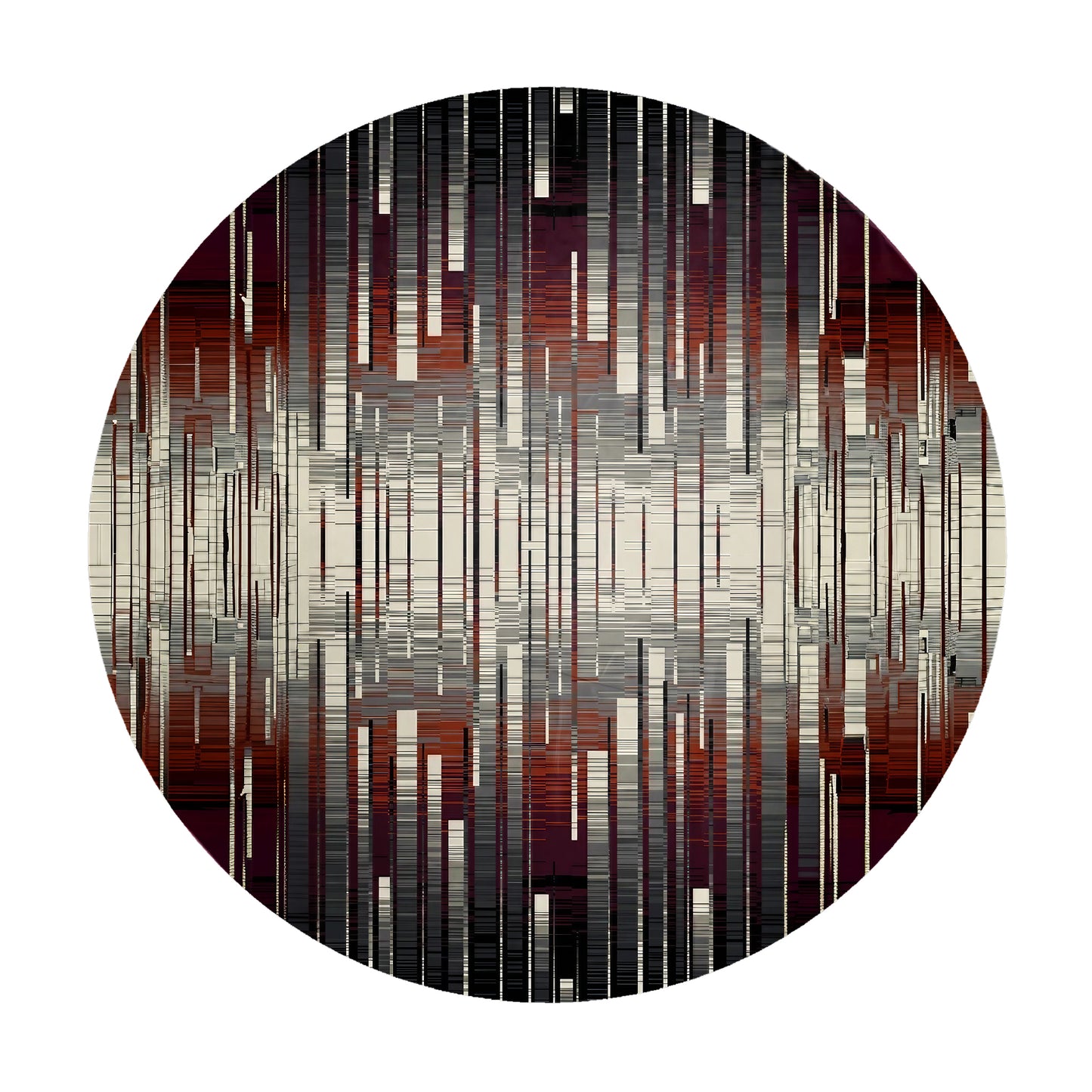 Tribal Soft Collision Round Tablecloth