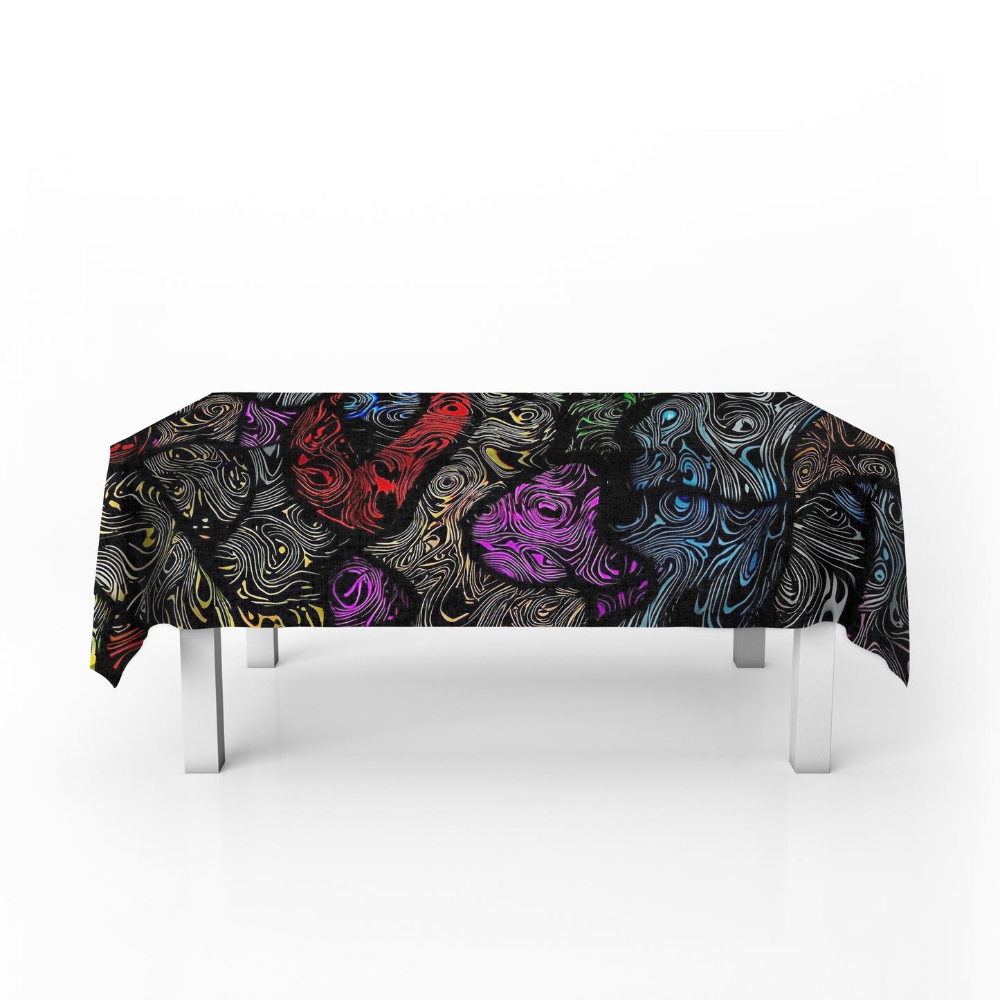 Tribal Tidal Reflections Rectangle Tablecloth