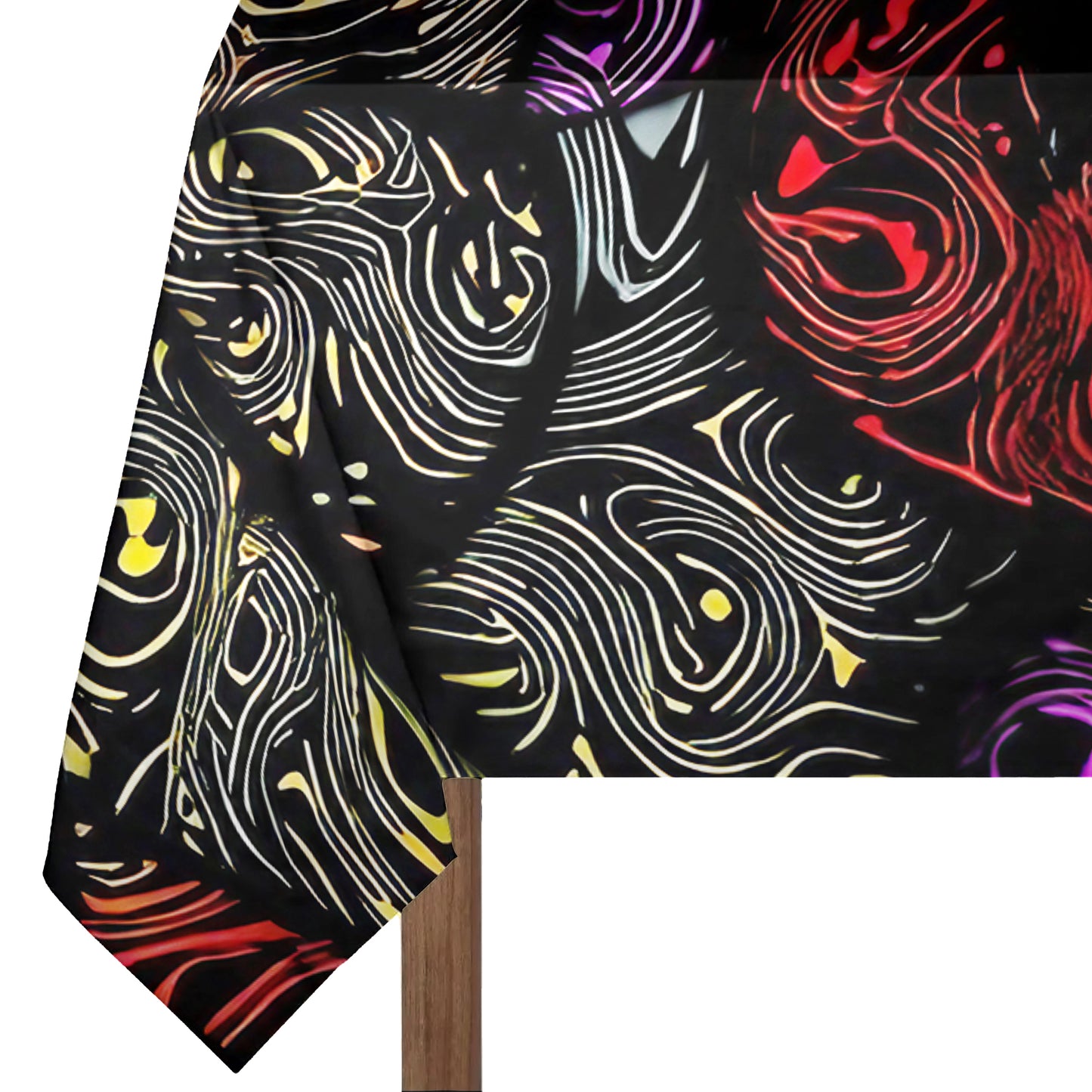 Tribal Tidal Reflections Rectangle Tablecloth