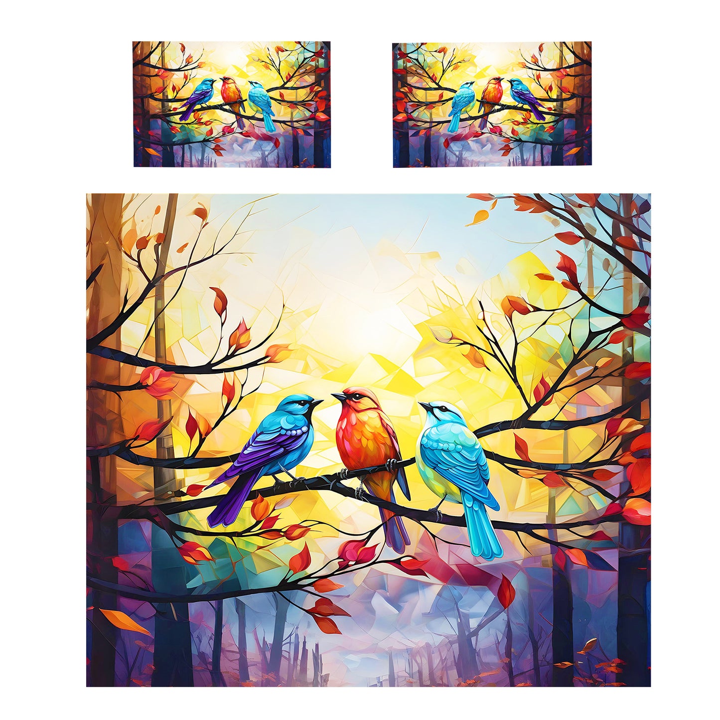 Trinity in Flight Duvet Cover Set