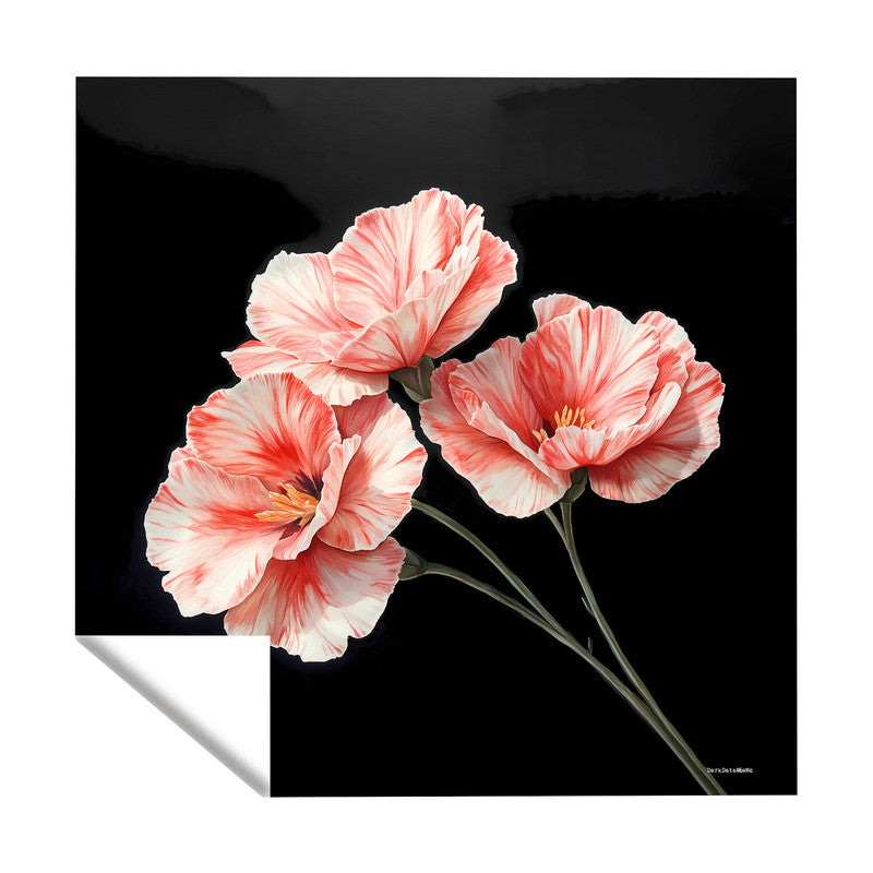 Trio Flowers Square Tablecloth