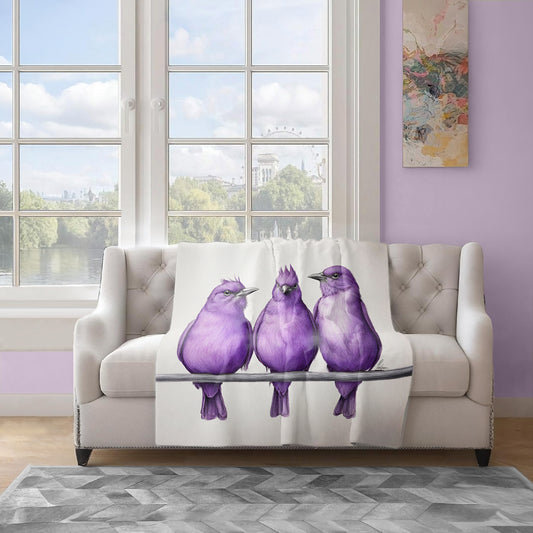 Trio in Amethyst Light Weight Fleece by Nathan Pieterse