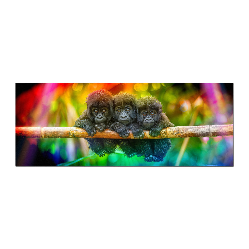 Tropical Baby Gorilla Large Desk Pad