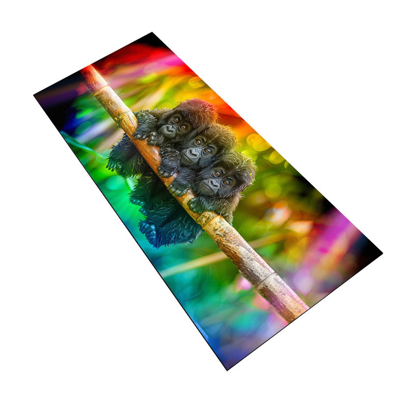 Tropical Baby Gorilla Large Desk Pad