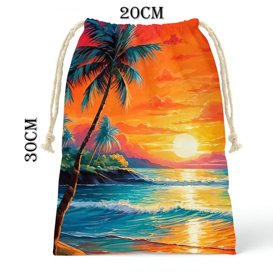 Tropical Sunset Gift Sack (Set of 3)