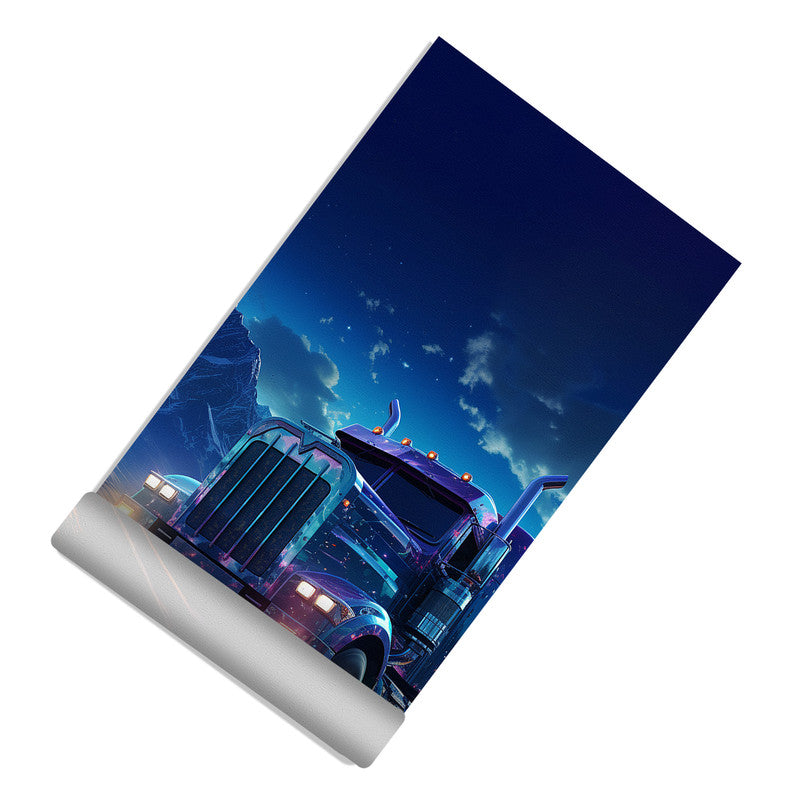 Truck on a Galaxy Highway Door Decoupage
