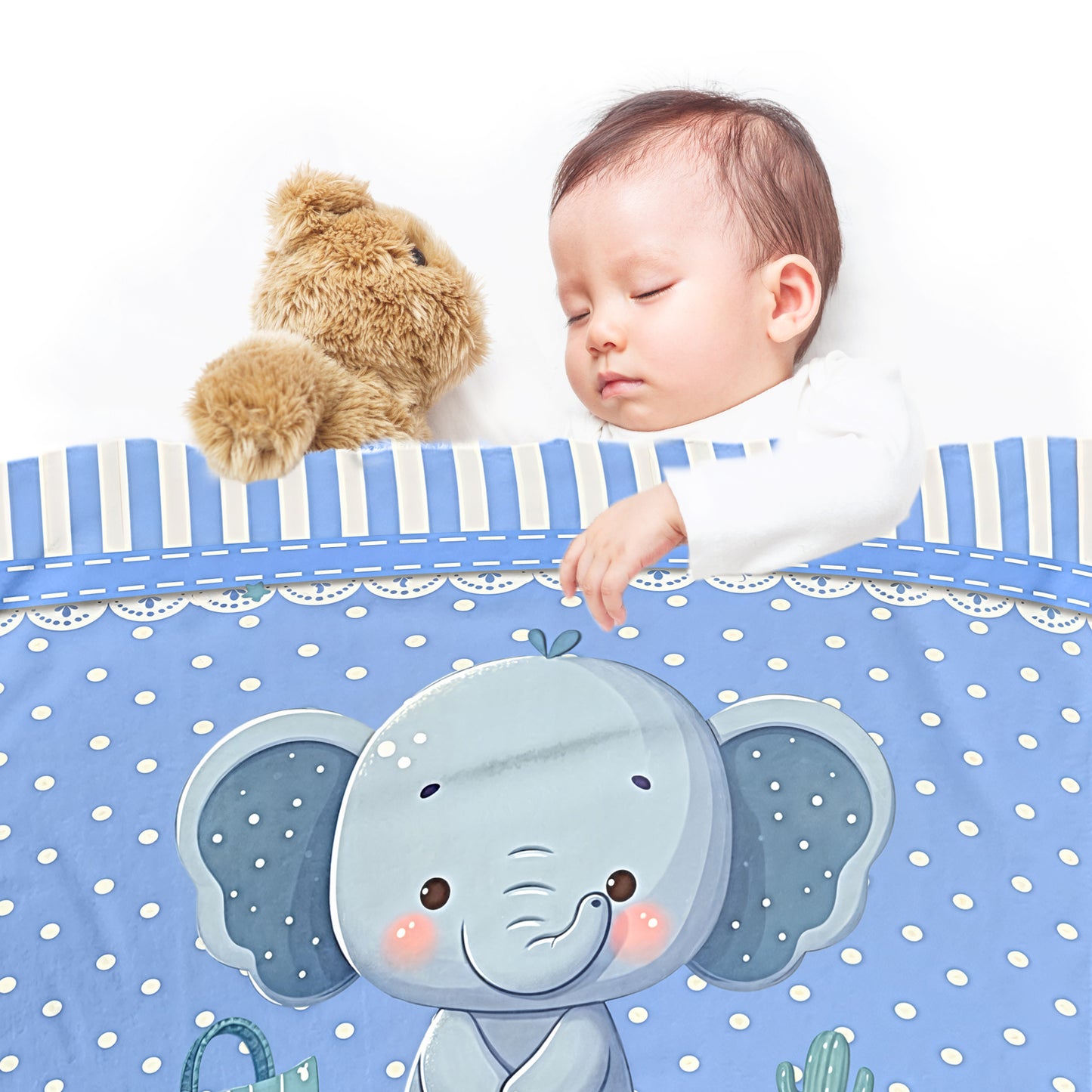 Trunky Snuggles Minky Blanket