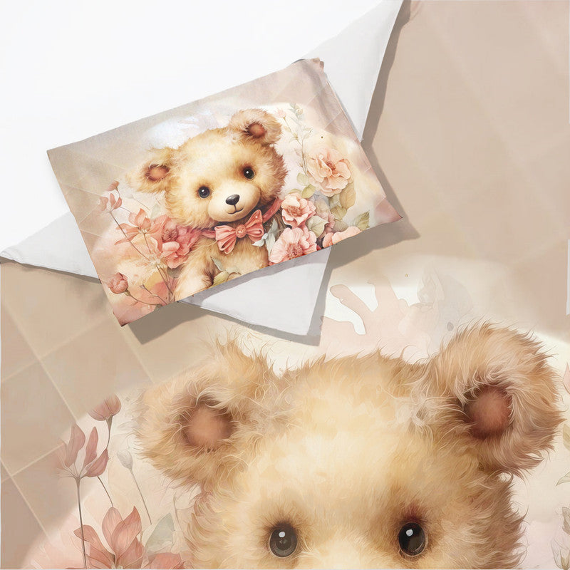 Tumbles The Floral Teddy Cot Set
