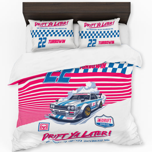 Turbotown Racing Duvet Cover Set