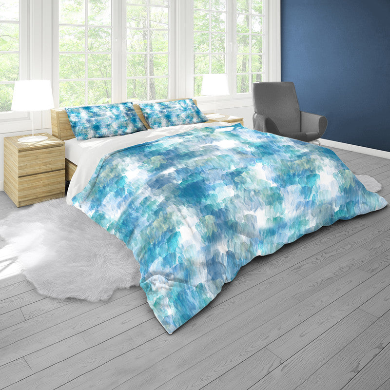 Turquois and Mint Duvet Cover Set