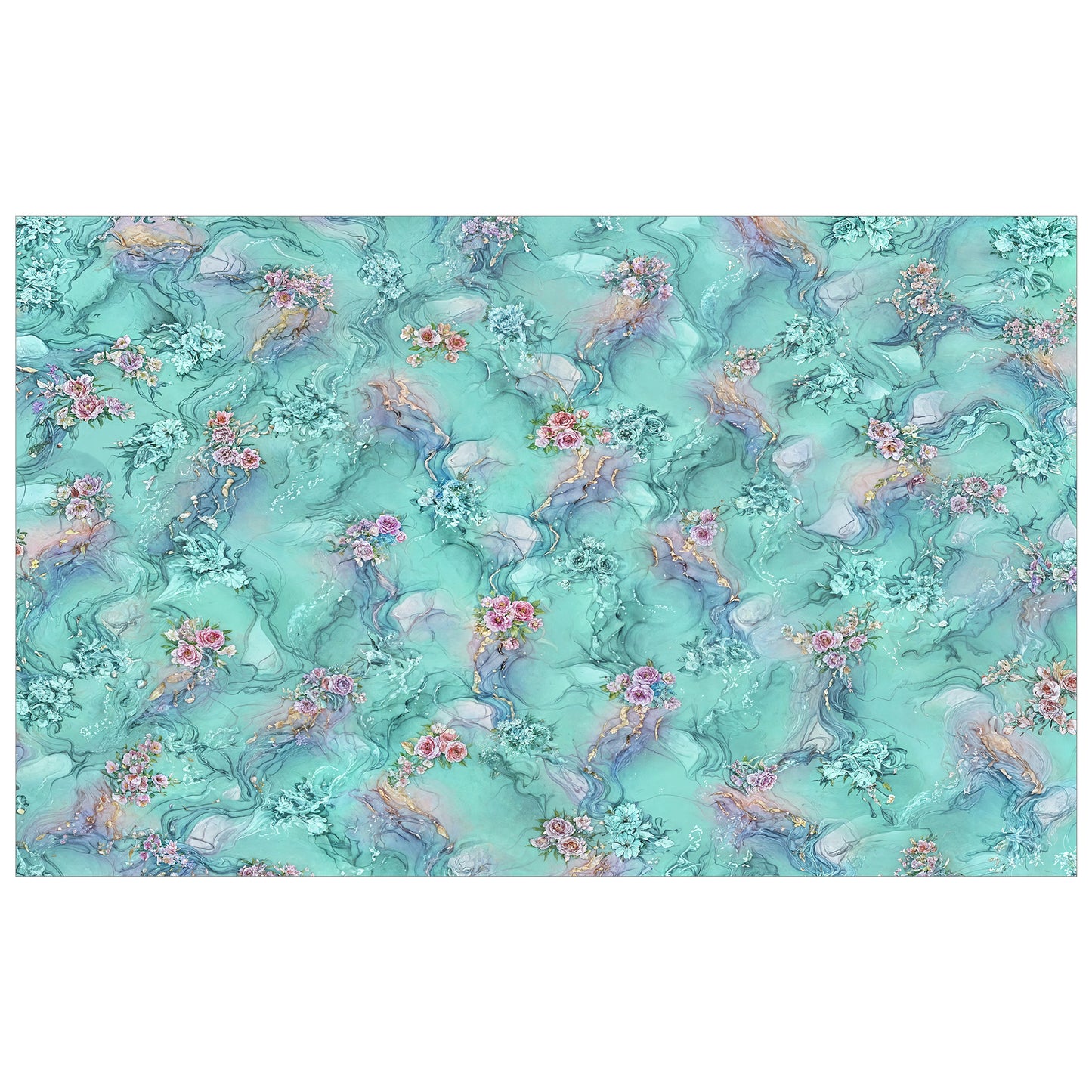 Turqouise Shades Rectangle Tablecloth